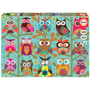 Owls - 500 pieces - Genuine Puzzle
