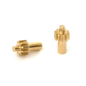 Inline brass pinion No Friction Ø 5.5mm 10z for NSR Formula 22