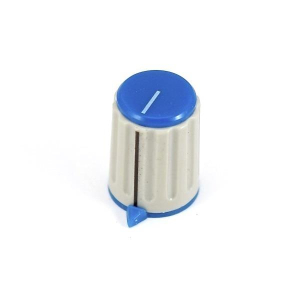 Blue potentiometer knob 6mm shaft