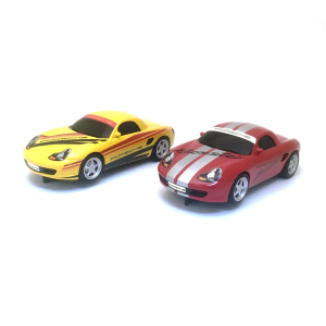 Digital Porsche Boxster Cars Set Red & Yellow New Unboxed