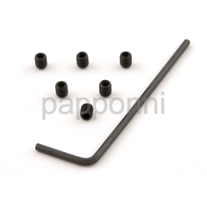 Hexagonal key 1.5mm + 6 screws M3 x 3mm