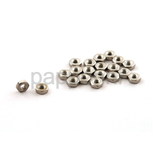 Stainless steel nuts M2 for 4mm wrench