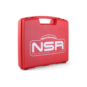 NSR Medium Bag Red 24 x 20.5 x 5cm with internal sponge & lexan box